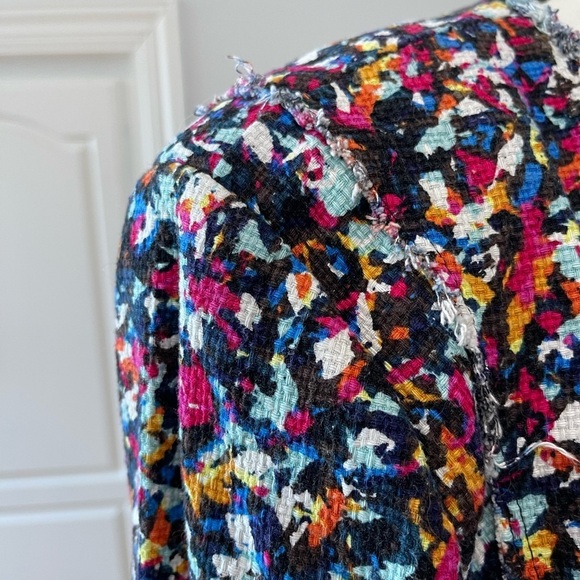 1. State Jacket zippered and snaps colorful work career business modest size XL - Picture 14 of 15